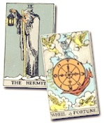 The Hermit, Wheel of Fortune