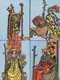 Wands Court in Tarot