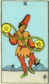 Tarot Two of Pentacles