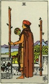 Tarot Two of Wands