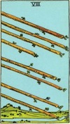 Tarot Eight of Wands