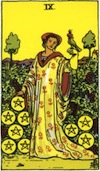 Tarot Nine of Pentacles