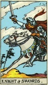 Tarot Knight of Swords