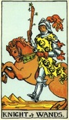 Tarot Knight of Wands