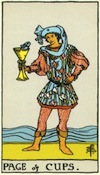 Tarot Page of Cups