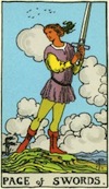 Tarot Page of Swords